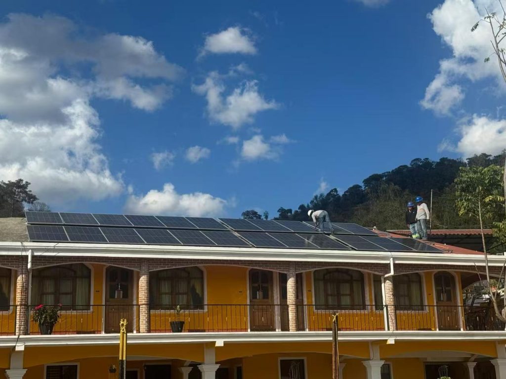 Ingelec solar distributor Guatemala hotel project