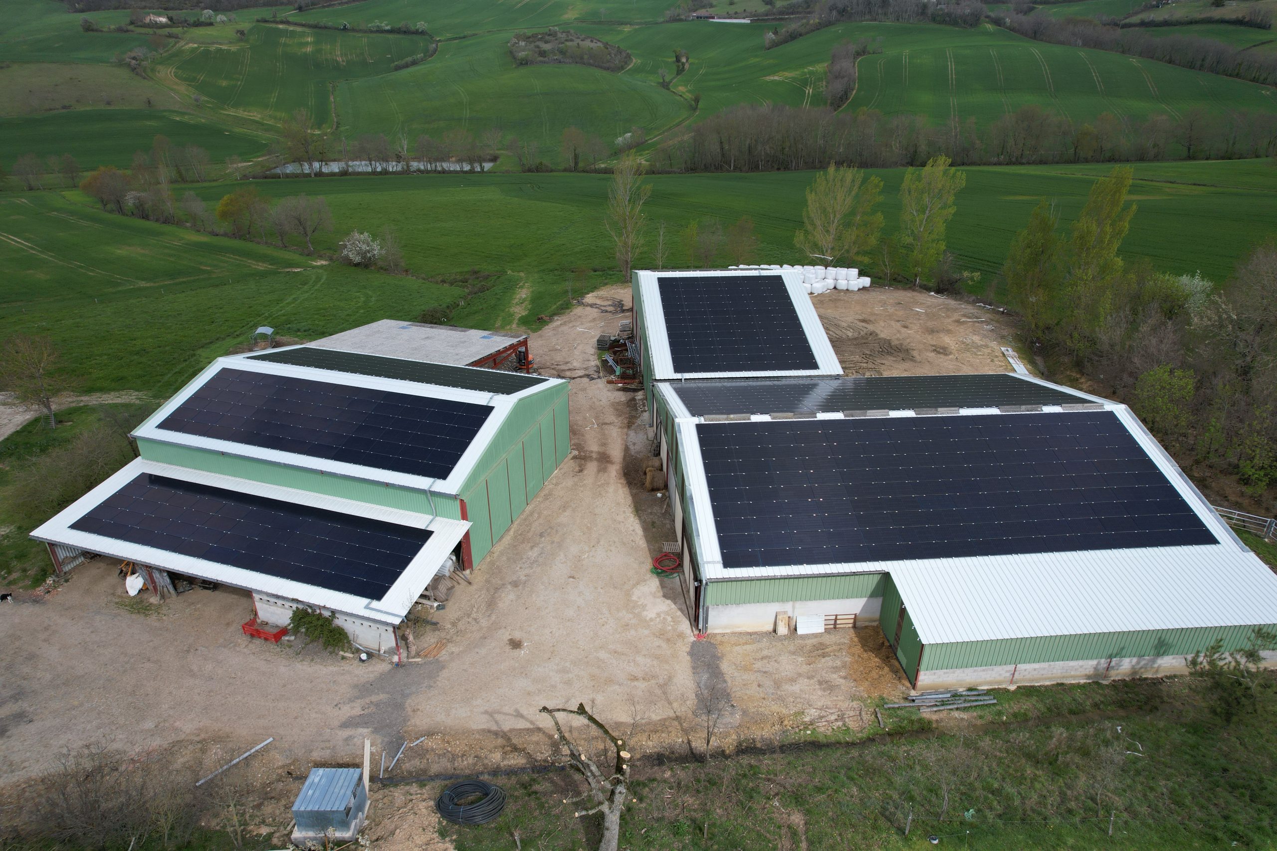 Instalaciones solares agrícolas en Francia