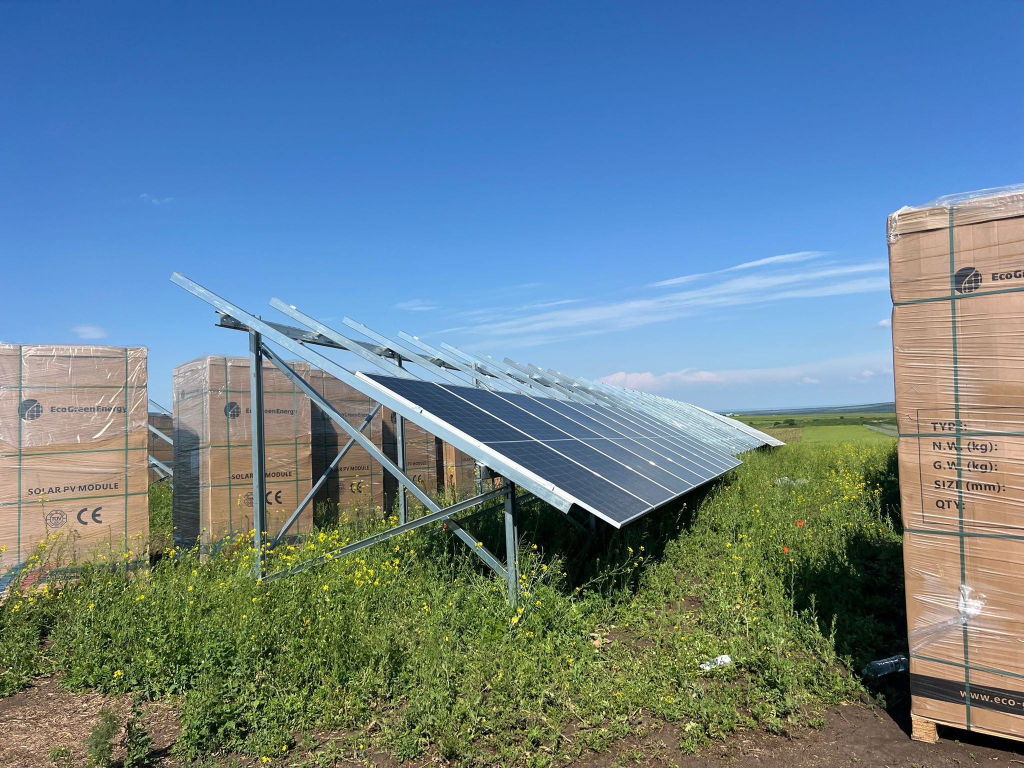 Proyecto solar de 40 MW de Eco Green Energy en Moldavia