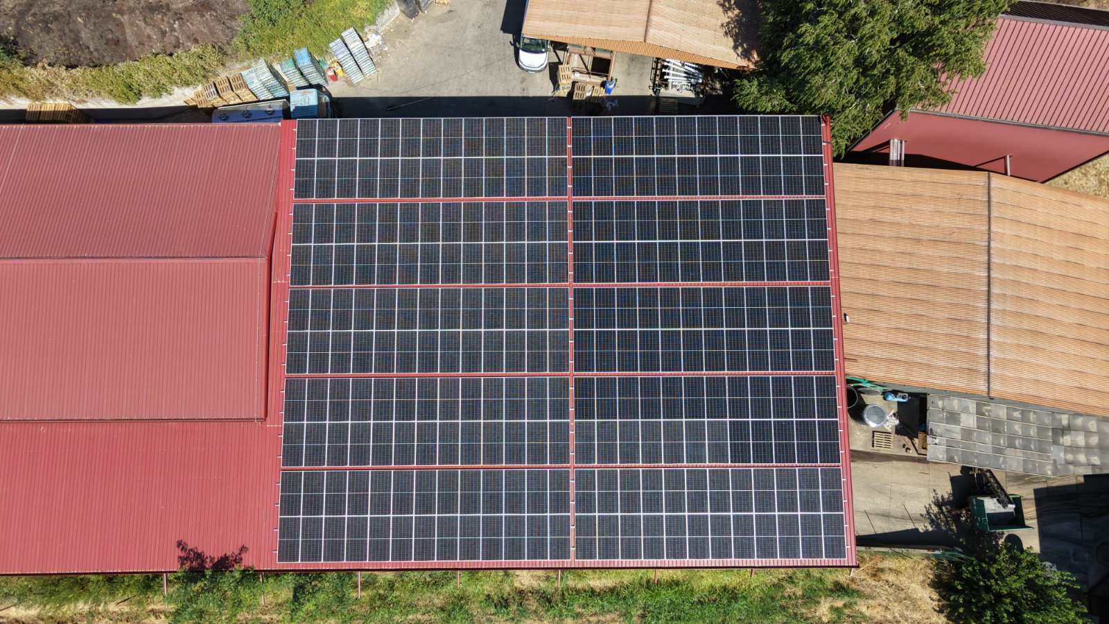 150 kW solar project in Serbia at a winery in Irig